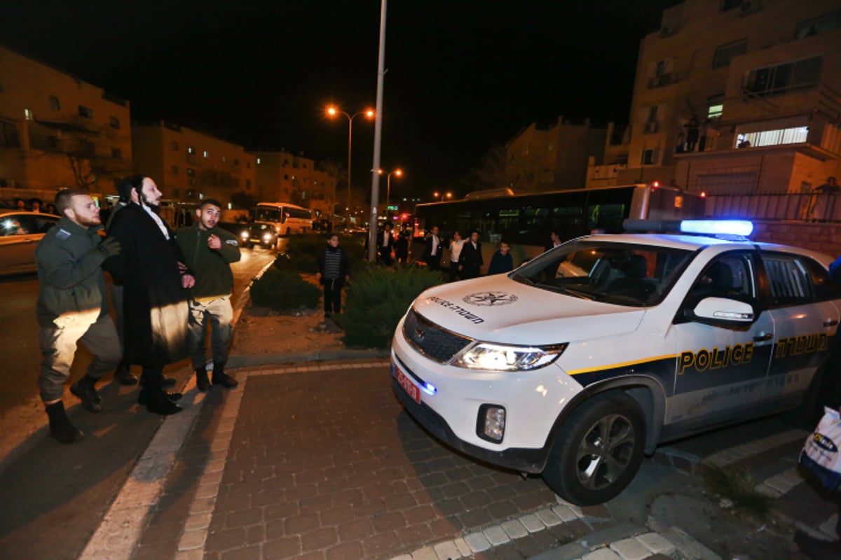 עימותים ומעצרים: צפו בהפגנה הסוערת בבית שמש