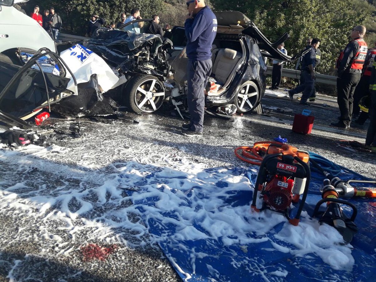 צומת חנניה: ארבעה בני אדם נהרגו בתאונה