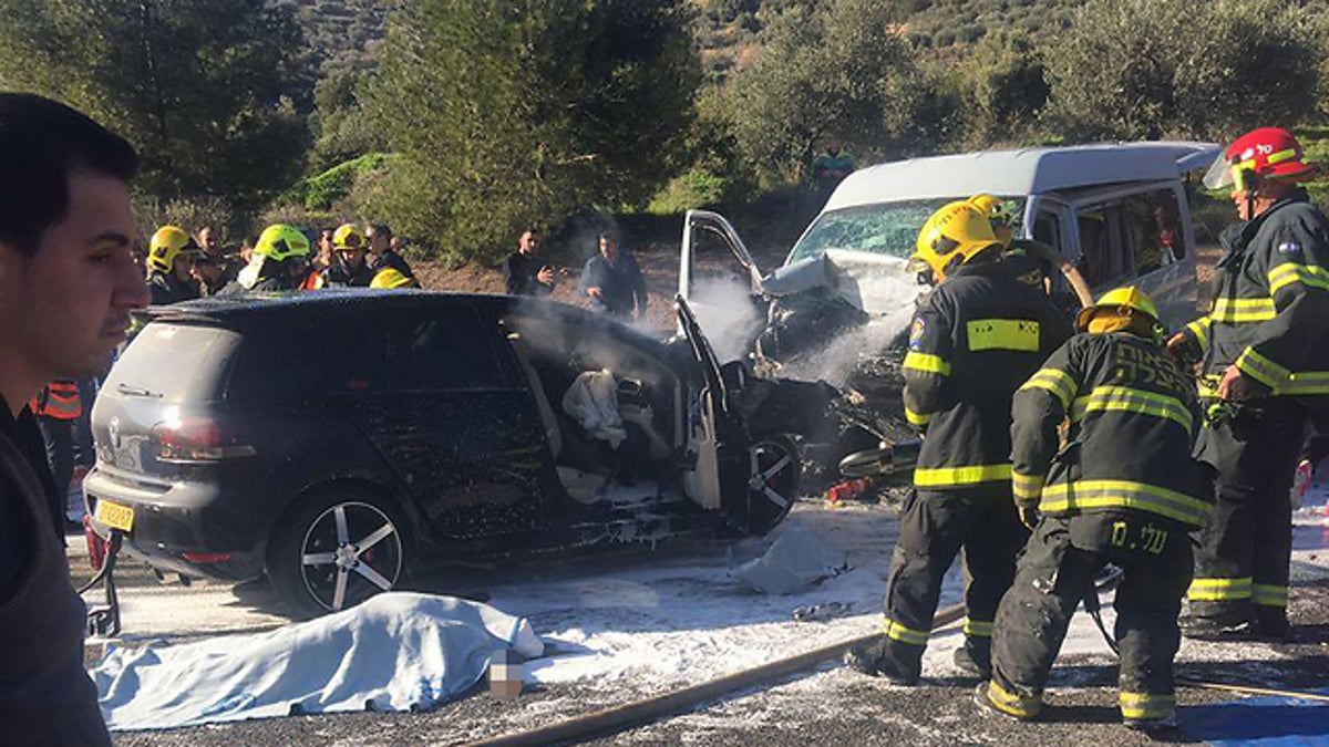 צומת חנניה: ארבעה בני אדם נהרגו בתאונה