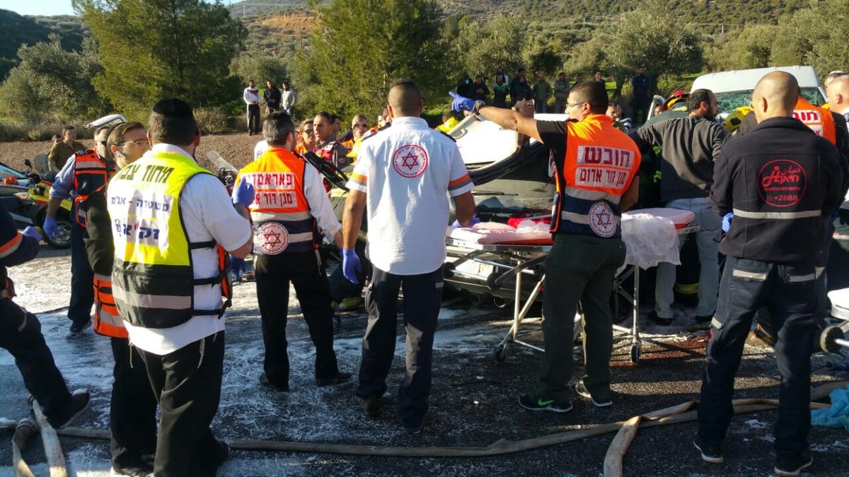 צומת חנניה: ארבעה בני אדם נהרגו בתאונה