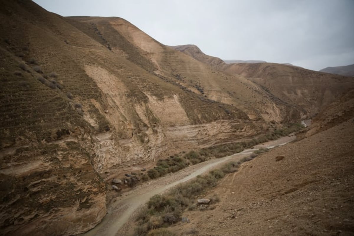 חורף במדבר: צפו בשיטפונות מגיעים לערוץ הנחל