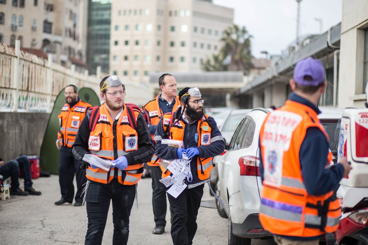 "איחוד הצלה" וכוחות החירום תרגלו פעולות חילוץ לכודים מבניין בוער