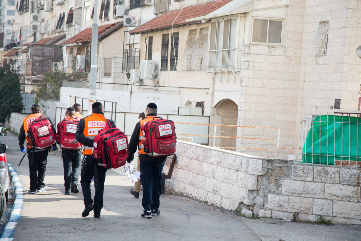 "איחוד הצלה" וכוחות החירום תרגלו פעולות חילוץ לכודים מבניין בוער