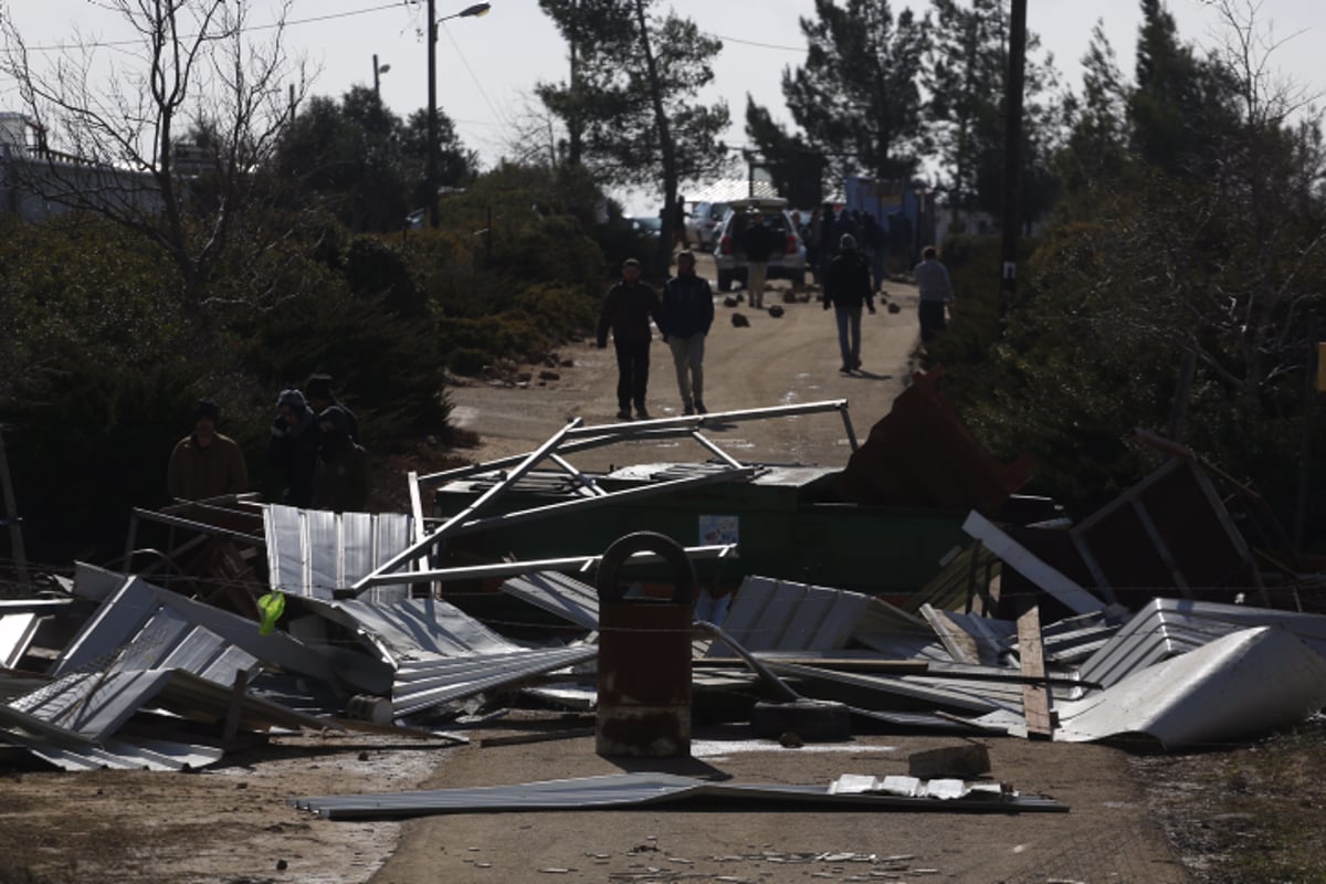 תיעוד ענק: המבצע לפינוי עמונה בתמונות