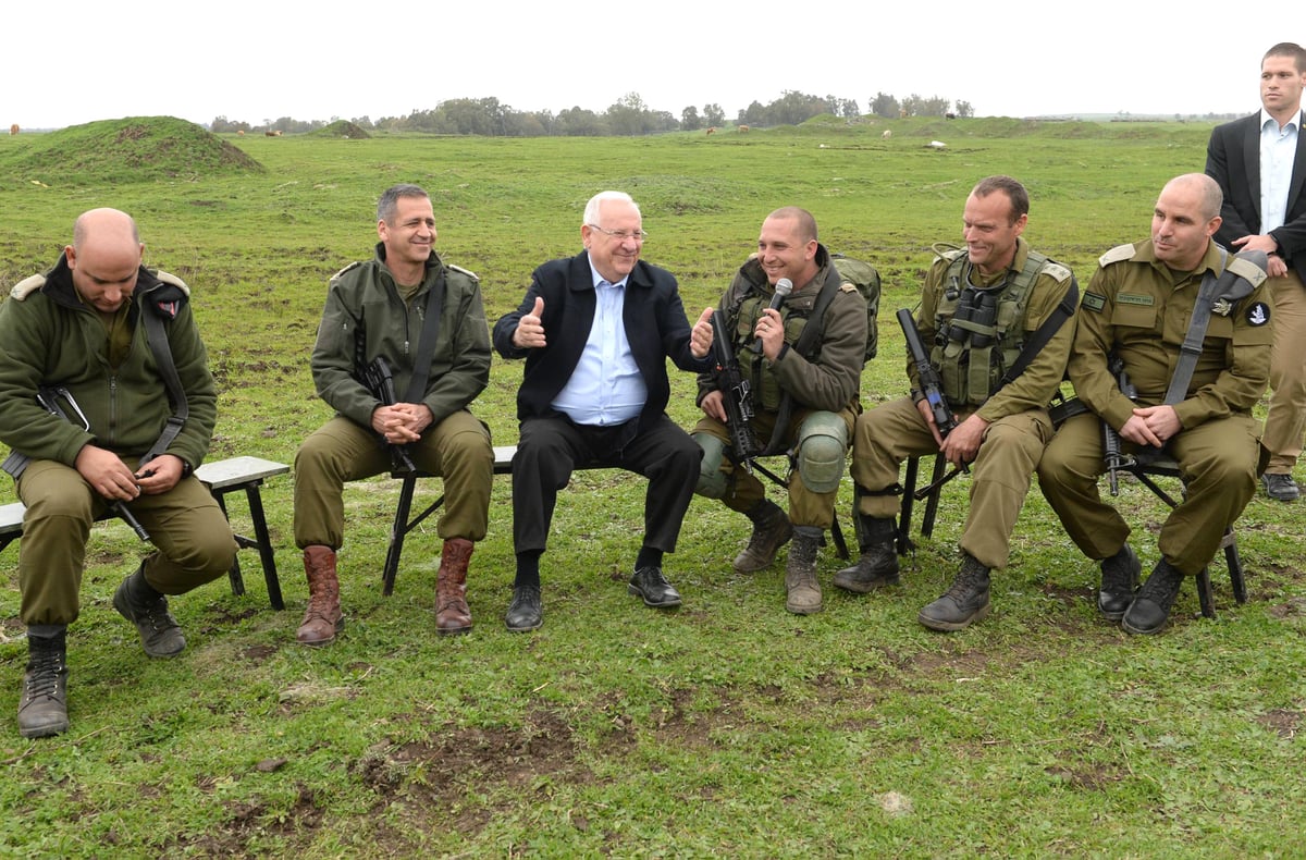 ריבלין לחיילים: "העם הוא צה"ל וצה"ל הוא העם"