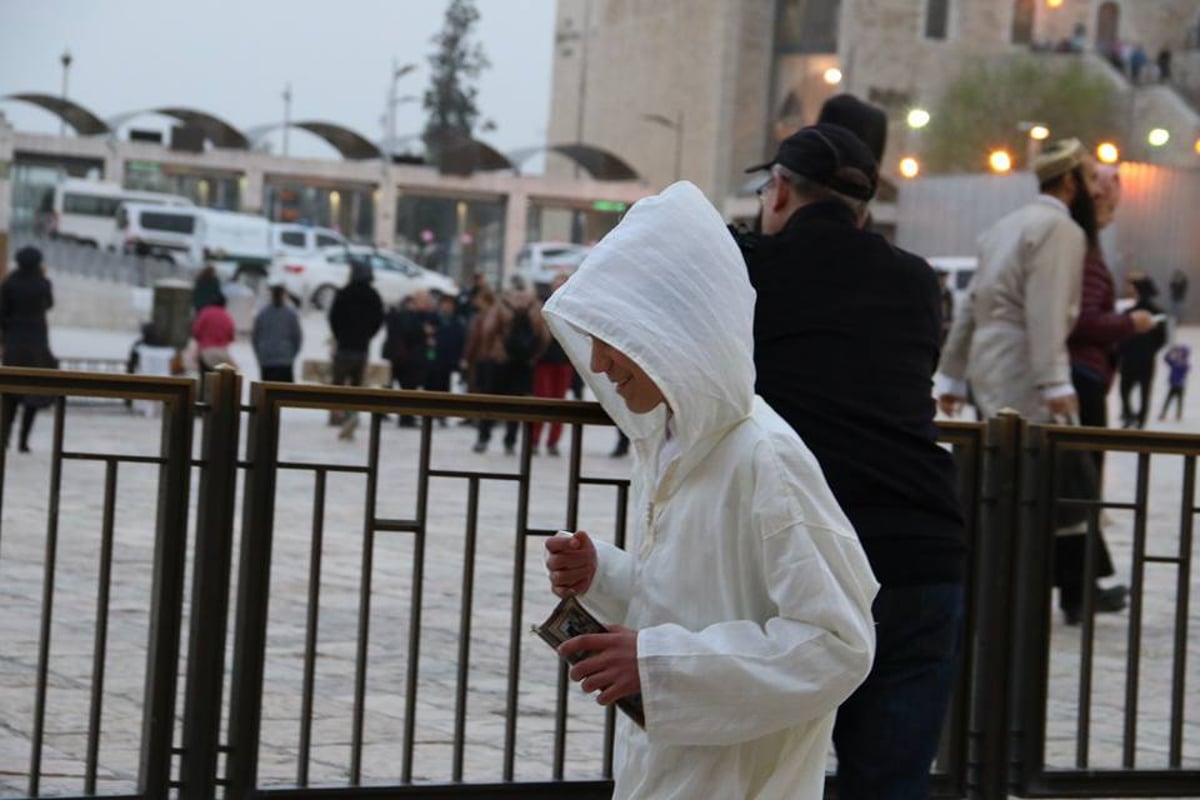 צפו בגלריה: כך עבר פורים בכותל המערבי