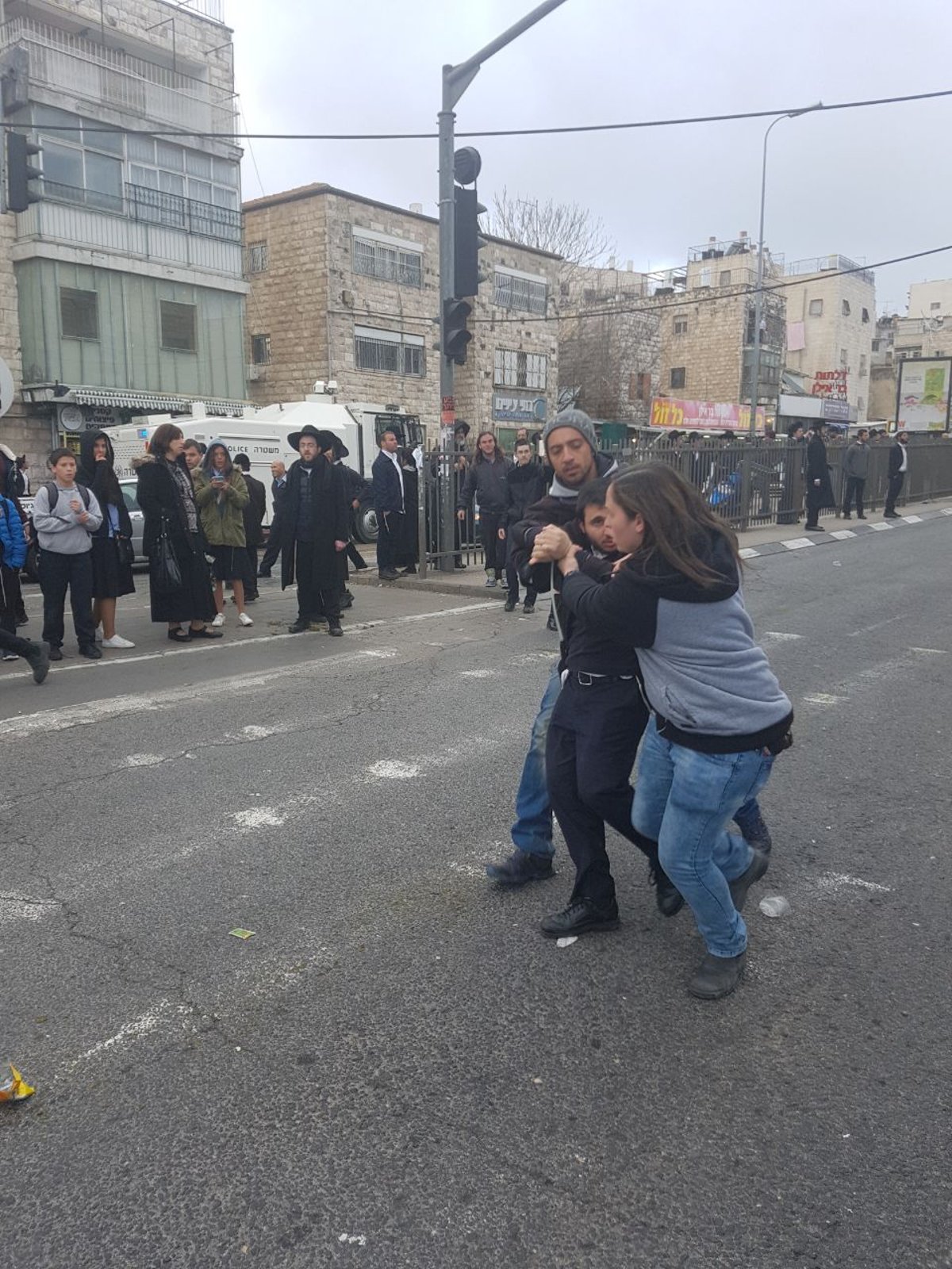 אנשי 'הפלג' חסמו את צומת בר אילן בירושלים; 9 נעצרו