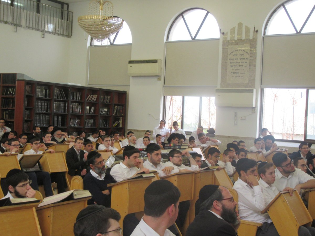 ב'נחלת דוד' ספדו לראש הישיבה ולגר"י אדלשטיין