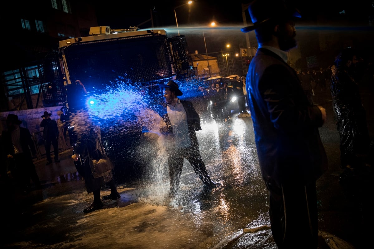 צפו בגלריה: מפגיני 'הפלג' חסמו כבישים בירושלים