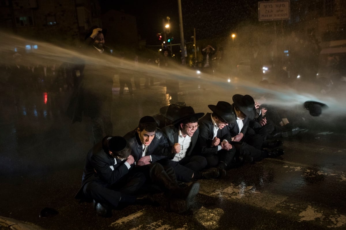 צפו בגלריה: מפגיני 'הפלג' חסמו כבישים בירושלים