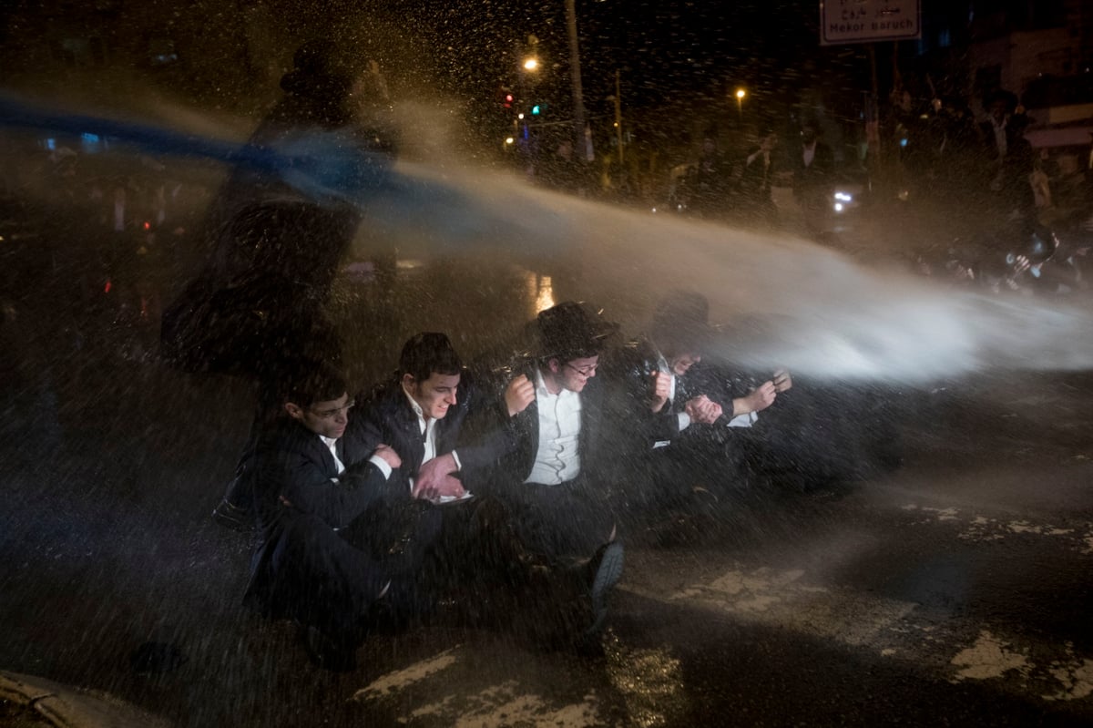 צפו בגלריה: מפגיני 'הפלג' חסמו כבישים בירושלים