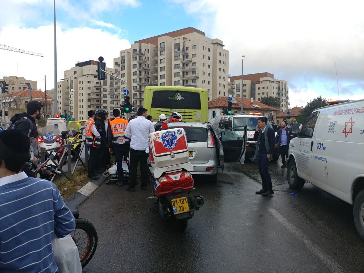 חרדי נפצע קשה בתאונה במרכז ירושלים