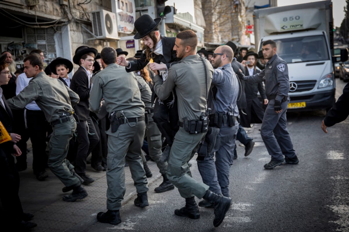 עצורים ופקקים: הפגנת 'הפלג' היומית בעין המצלמה