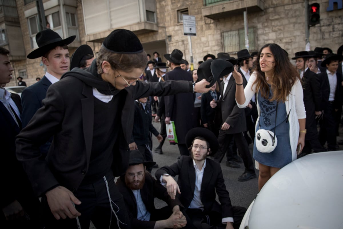 עצורים ופקקים: הפגנת 'הפלג' היומית בעין המצלמה