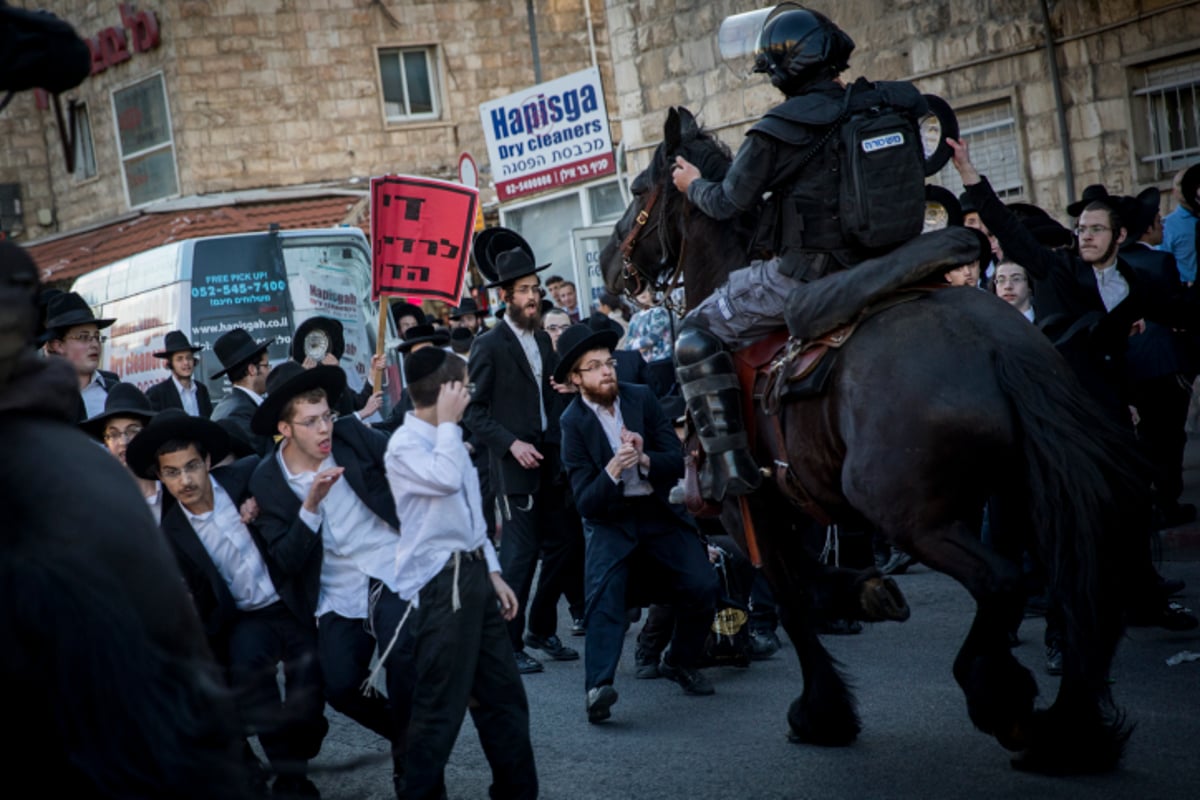 עצורים ופקקים: הפגנת 'הפלג' היומית בעין המצלמה