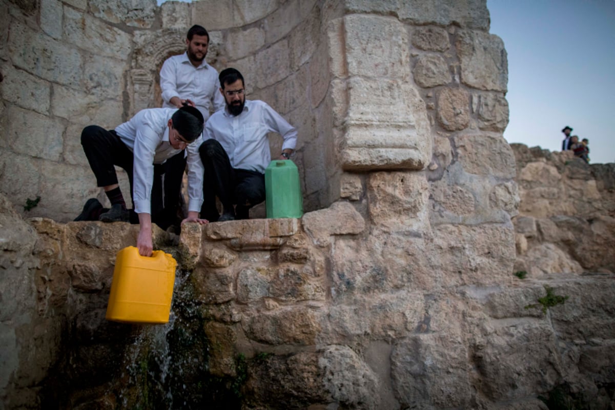 צפו בגלריה: שאיבת מים שלנו בהרי ירושלים