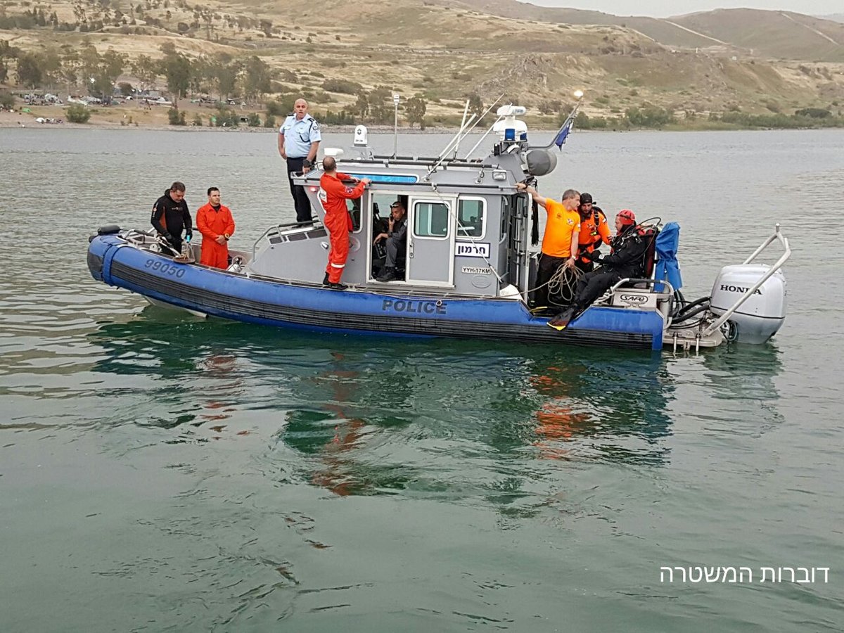 3 צעירים נעדרים לאחר שנסחפו על מזרן ים לעומקי הכנרת