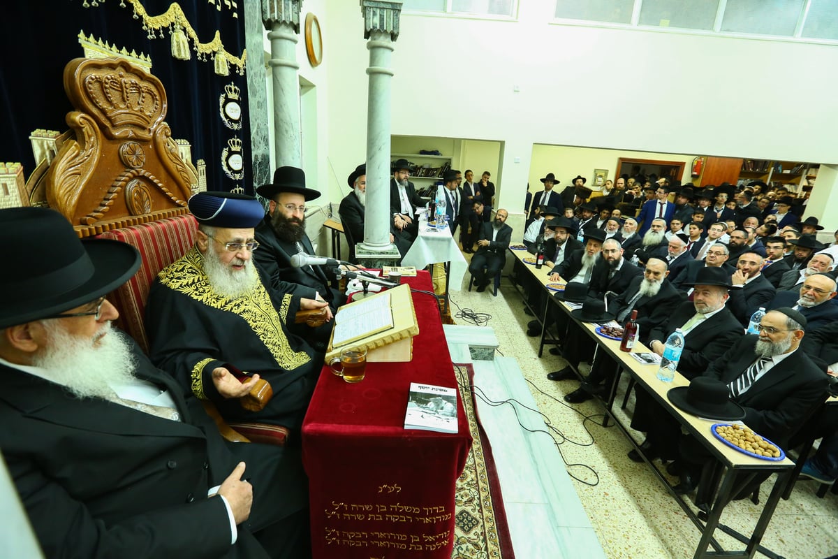 'הקבלת פני רבו' בשיעור השבועי • צפו בתיעוד