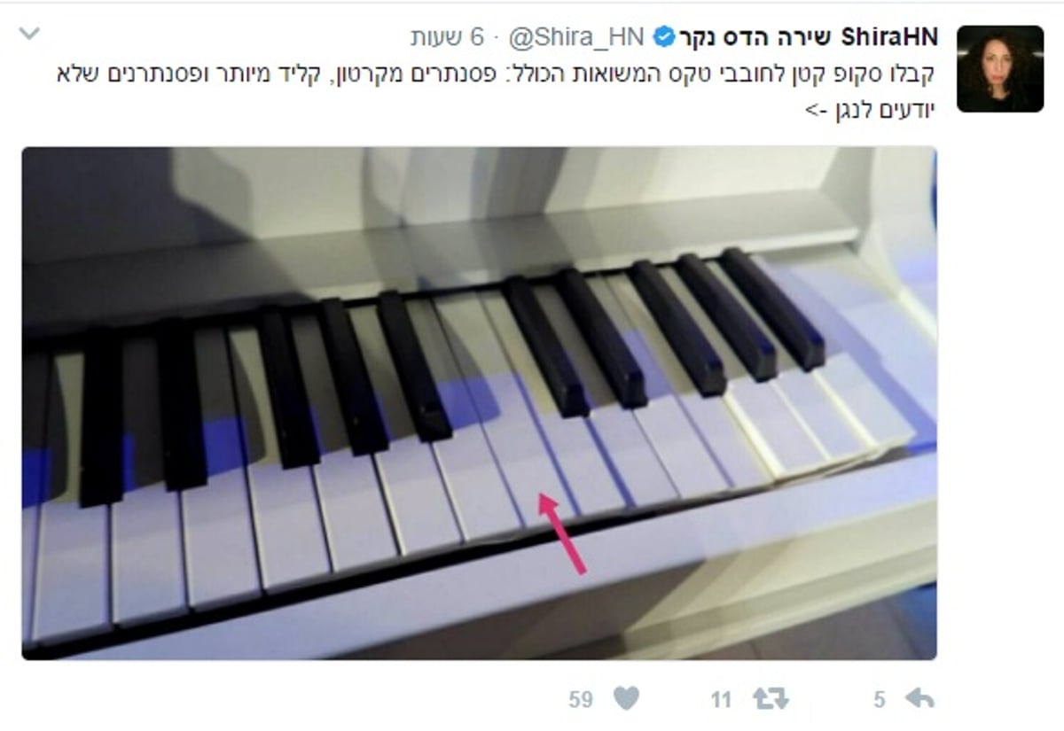 גילו את התוו השמיני? הציוץ המפליל