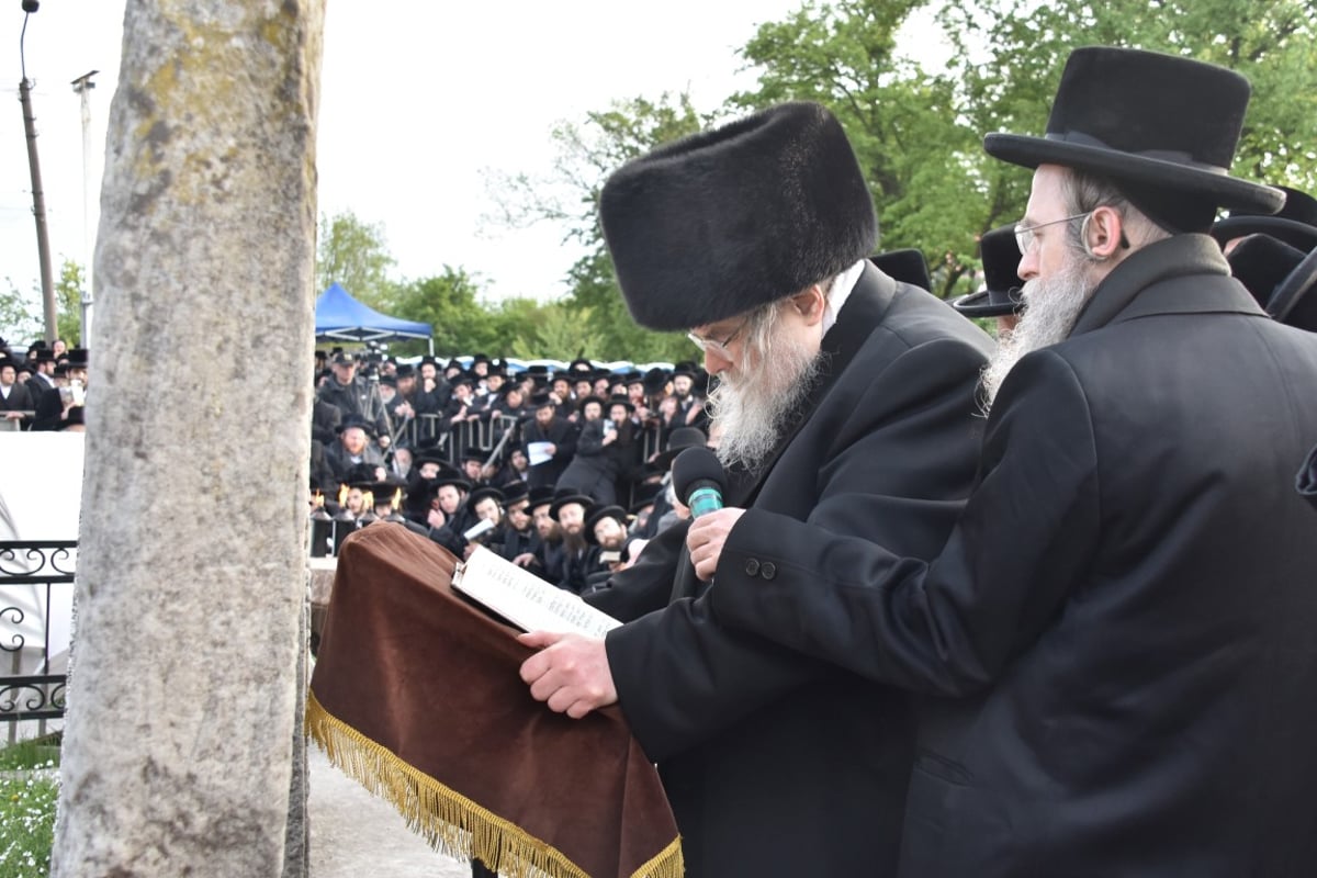 הסתיים החלק הראשון במסע האדמו"ר מבעלזא • תיעוד