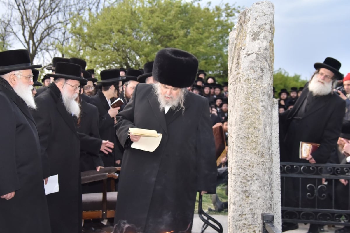 הסתיים החלק הראשון במסע האדמו"ר מבעלזא • תיעוד