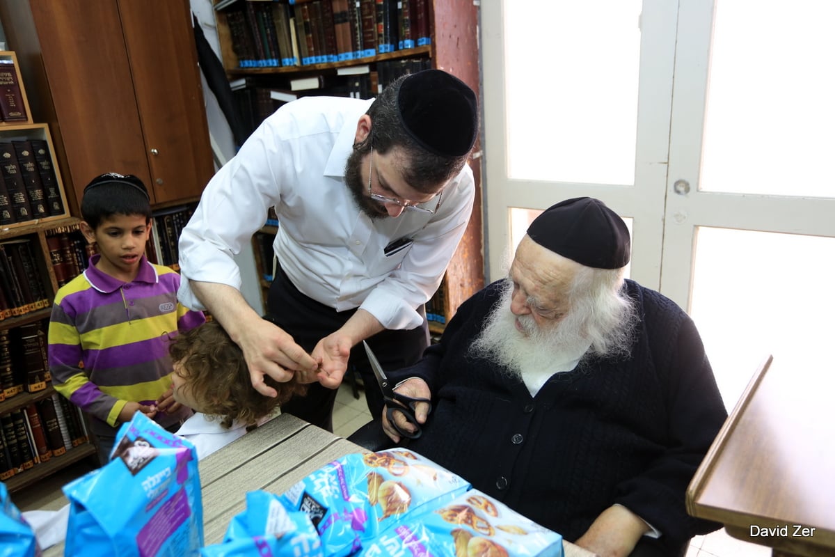 תיעוד: ילדי החלאקה אצל מרן שר התורה