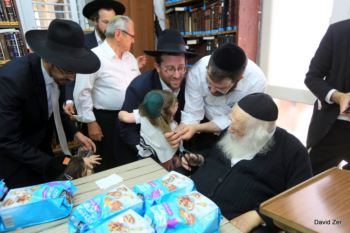 תיעוד: ילדי החלאקה אצל מרן שר התורה