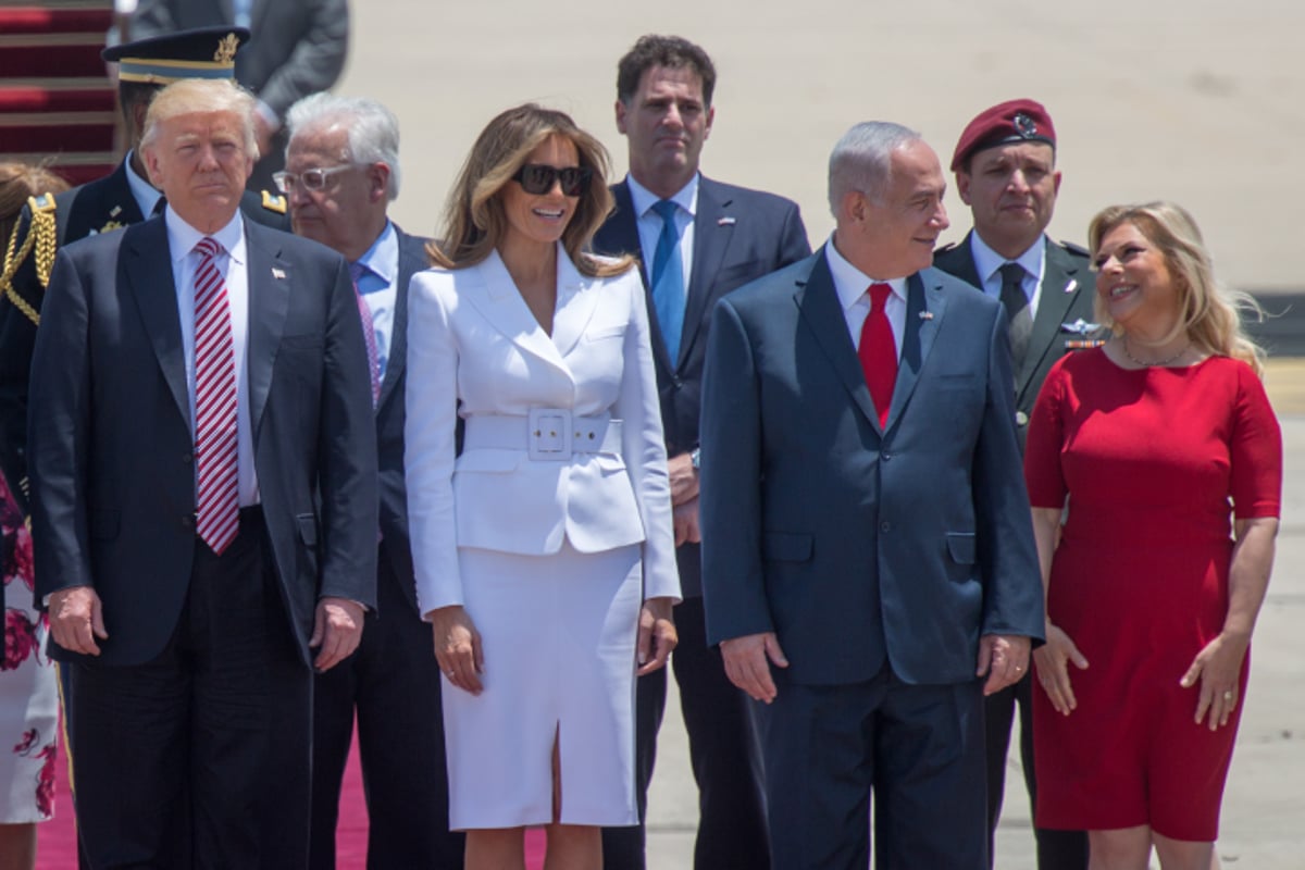 ועכשיו הגלריה: צפו ביום הראשון של ביקור טראמפ בישראל