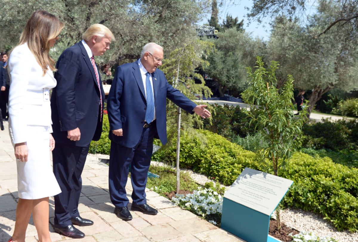 ועכשיו הגלריה: צפו ביום הראשון של ביקור טראמפ בישראל