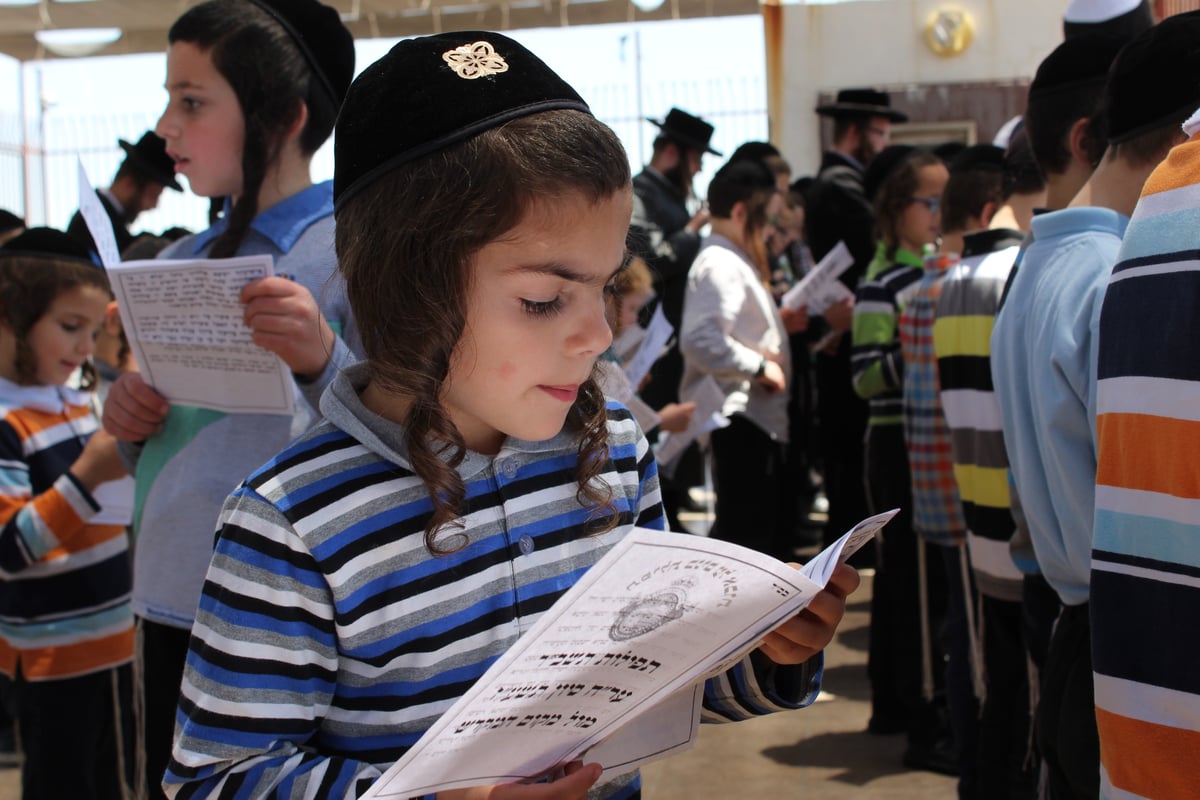 תפילת השל"ה מול מקום המקדש • תיעוד