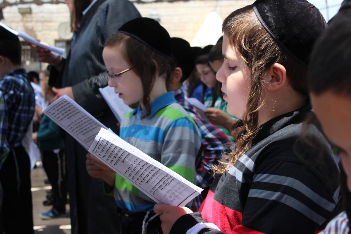 תפילת השל"ה מול מקום המקדש • תיעוד