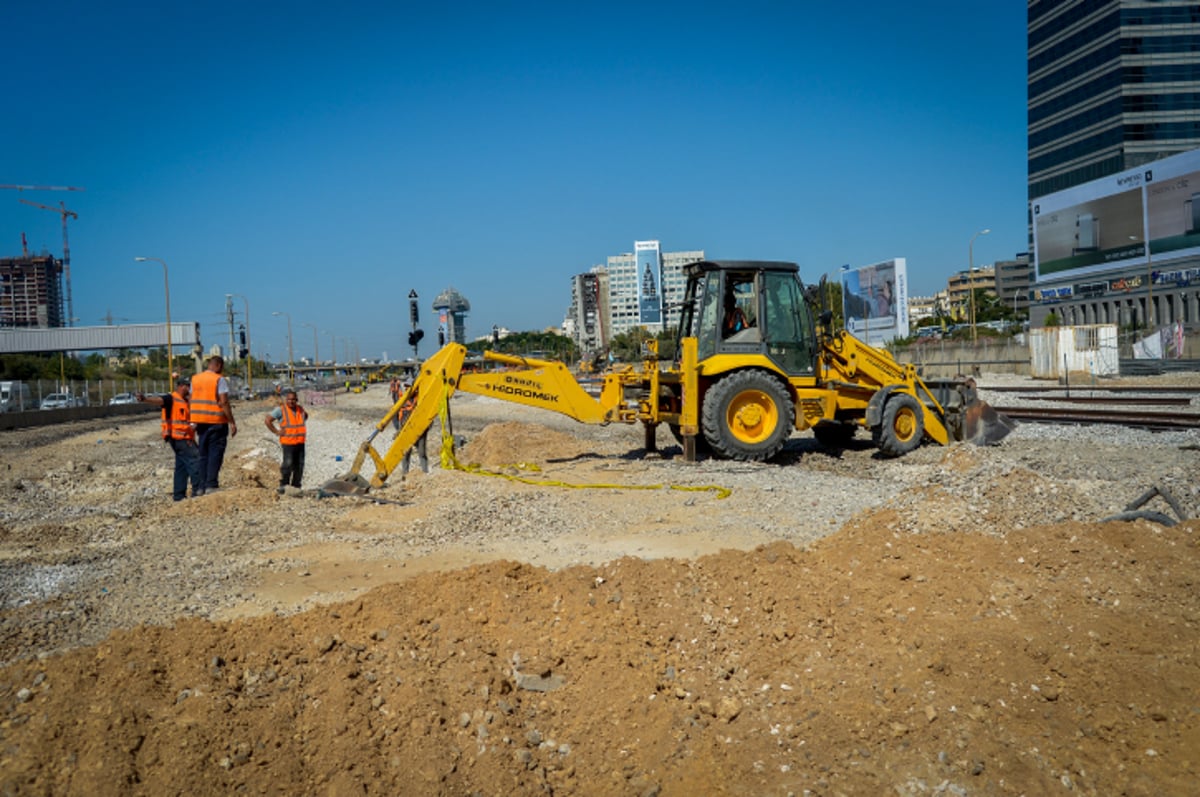 עבודות תשתית. אילוסטרציה