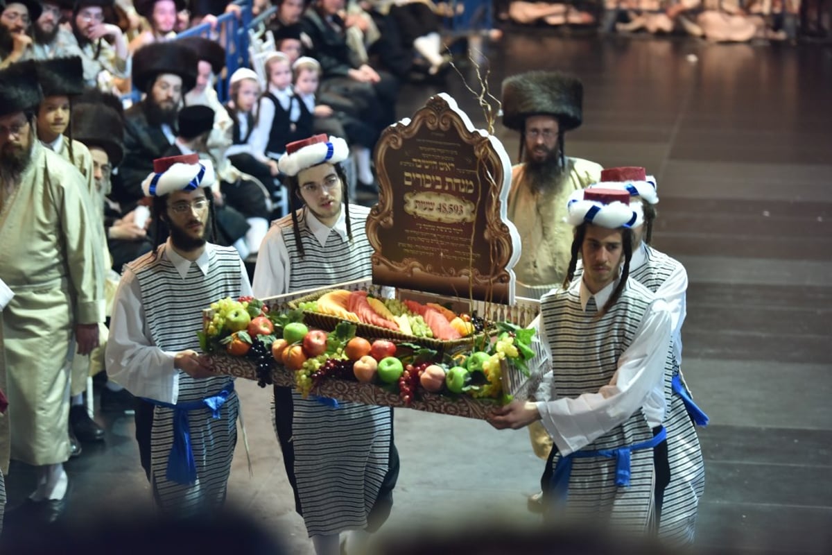 שמחת החתונה בחצרות תולדות אהרן - נדבורנא חיפה - זידיטשוב ארה"ב