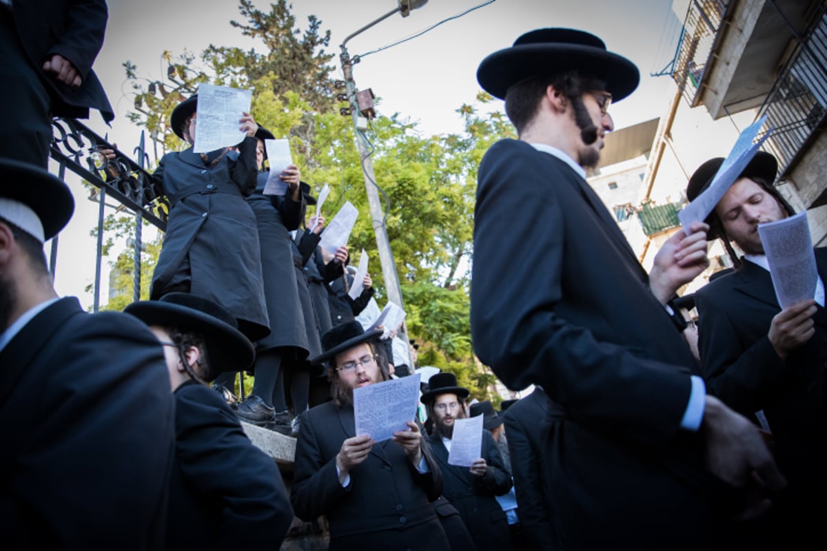 בהפגנת השבת: הראב"ד שיבח את הנשיא טראמפ