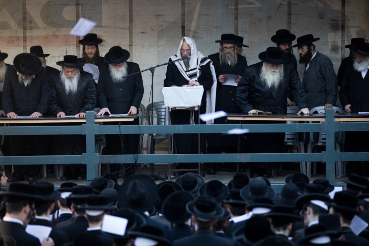 בהפגנת השבת: הראב"ד שיבח את הנשיא טראמפ