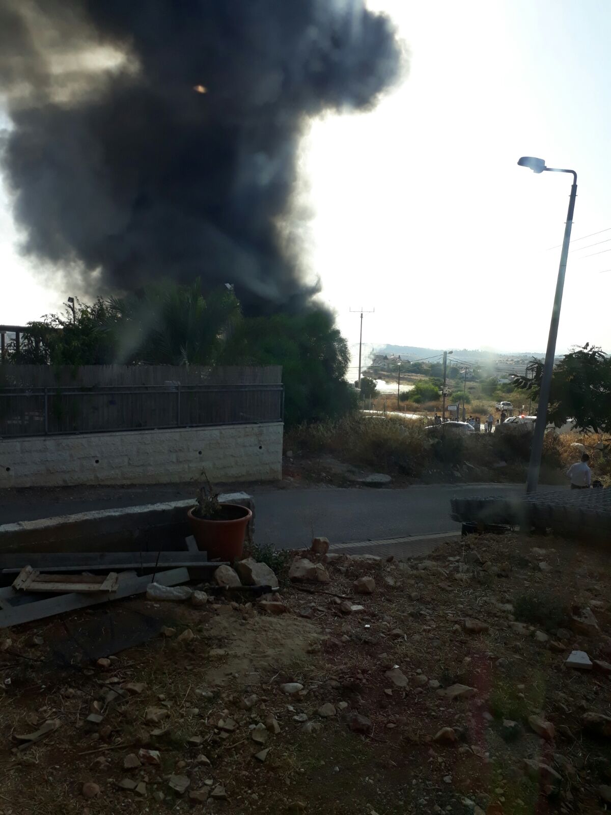 אש עזה: תושבי מתתיהו הסתגרו בבתיהם