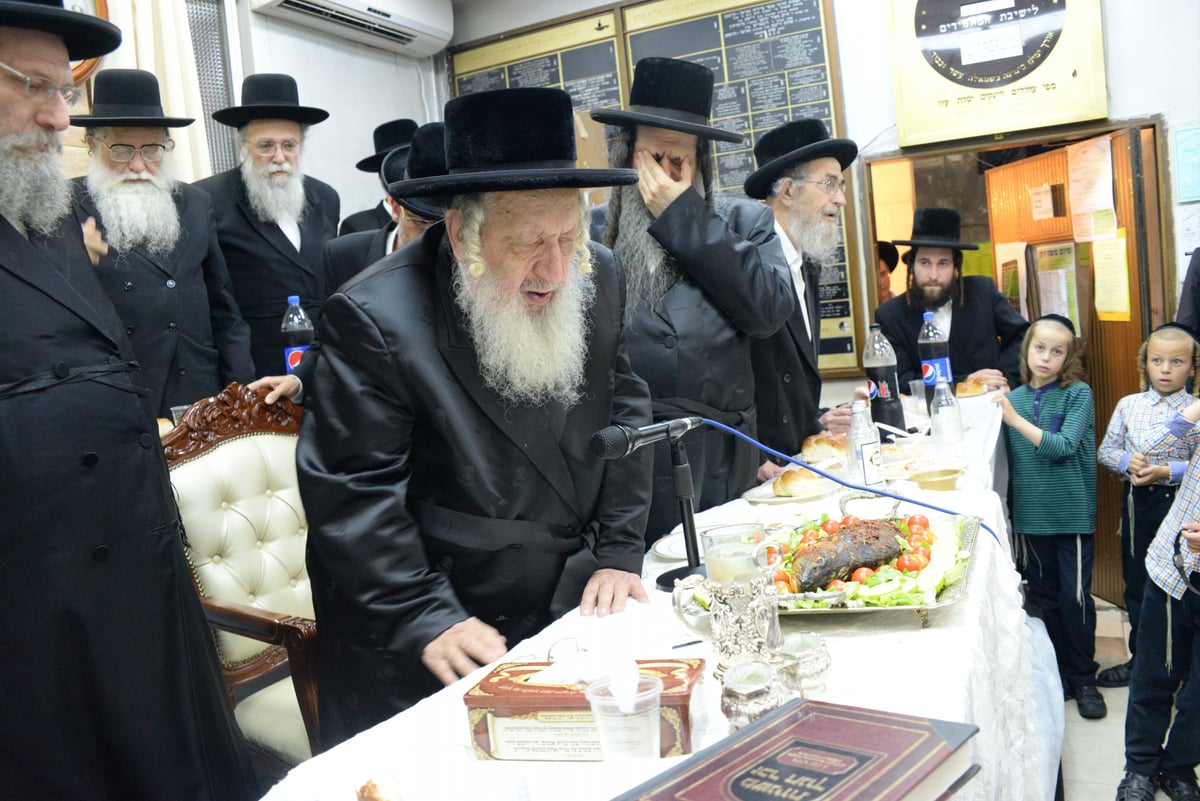 האדמו"ר מנאראל ערך טיש יארצייט • גלריה