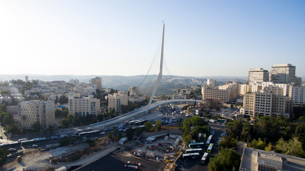 ירושלים, תל אביב ו...מודיעין עילית מהאוויר