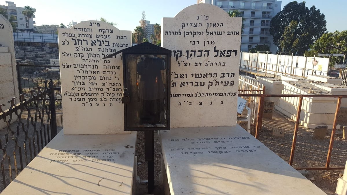 המקובל הרב דב קוק עלה עם דודיו לציון סבו