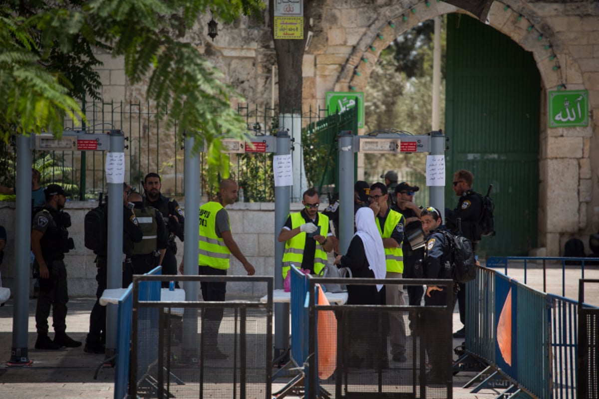 מוסלמים מאיימים בכניסה להר הבית: "צבא מוחמד מוכן"