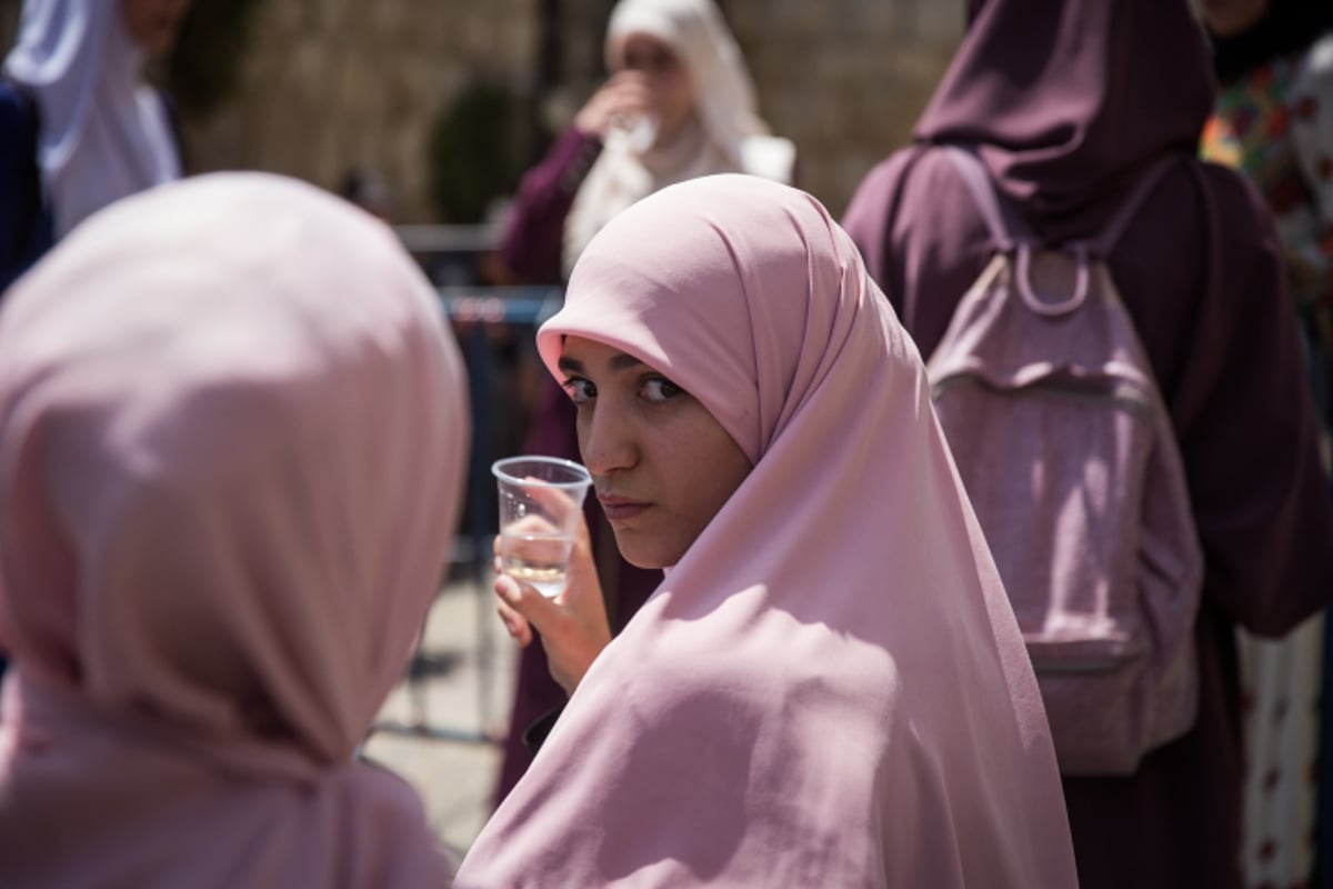 מוסלמים מאיימים בכניסה להר הבית: "צבא מוחמד מוכן"