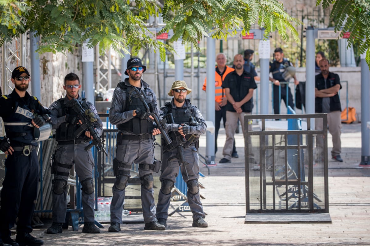 הפתרון החדש לאבטחה בהר הבית ייחשף בישיבת הקבינט