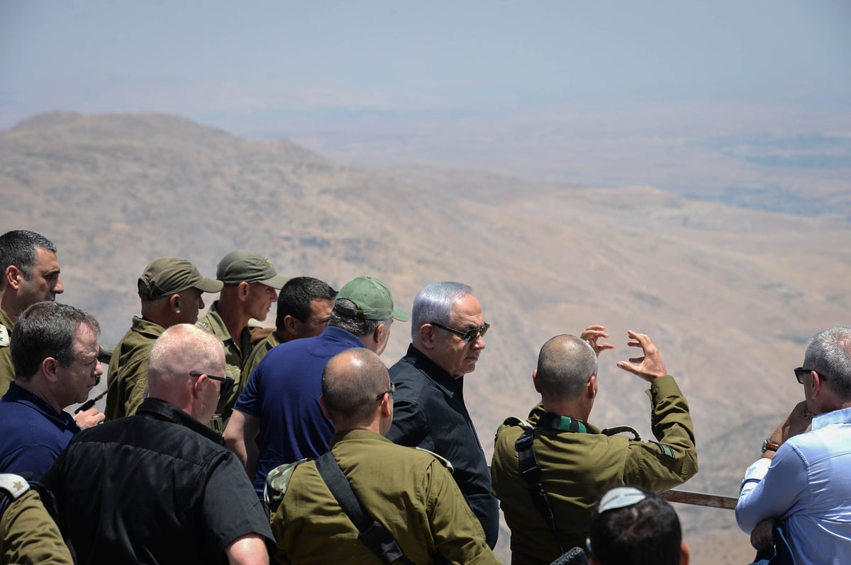 הצמרת הביטחונית הגיעה אל החזית המתוחה בצפון