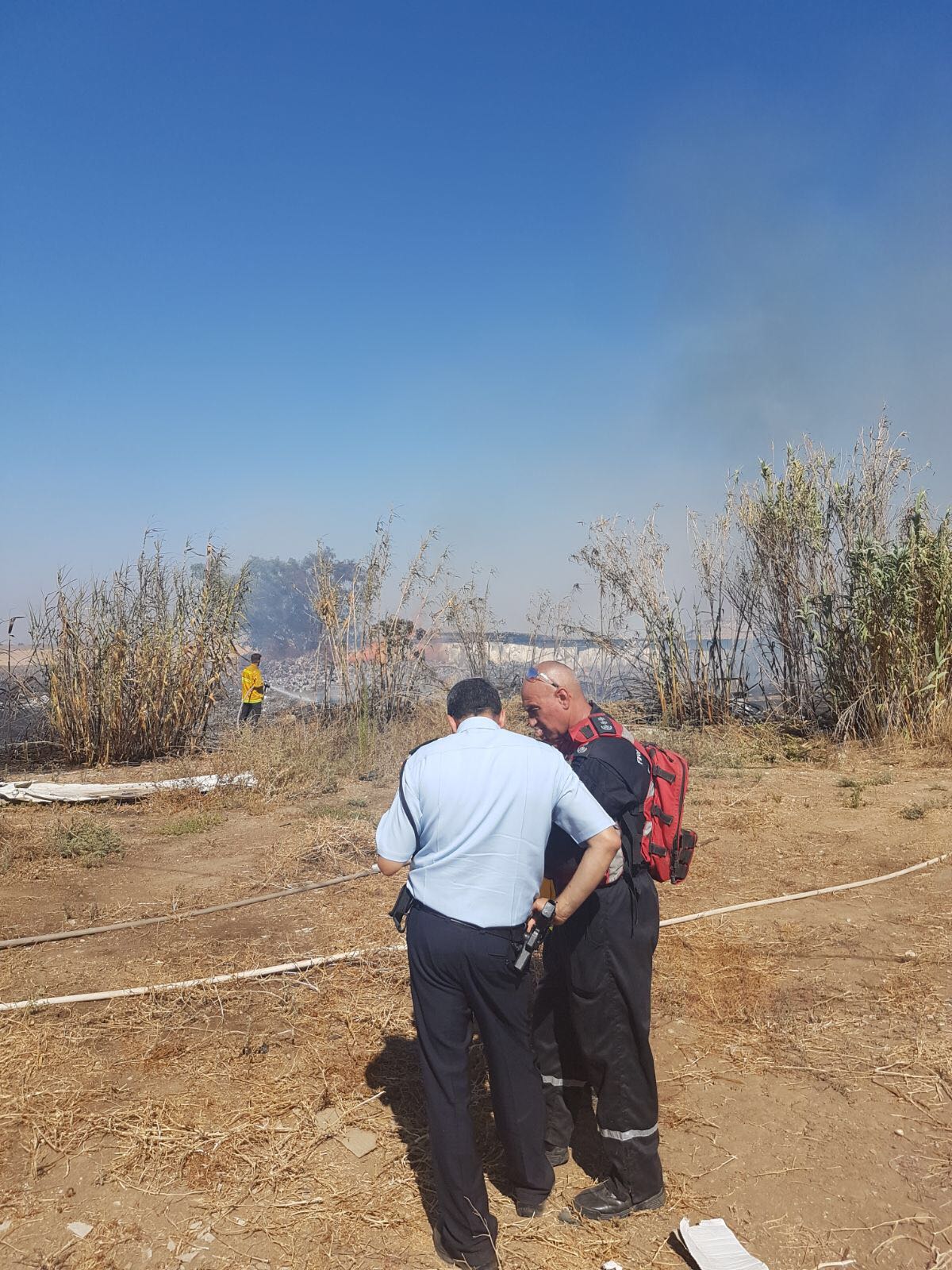 שריפה פרצה במושב קוממיות; מחסן מצות נשרף