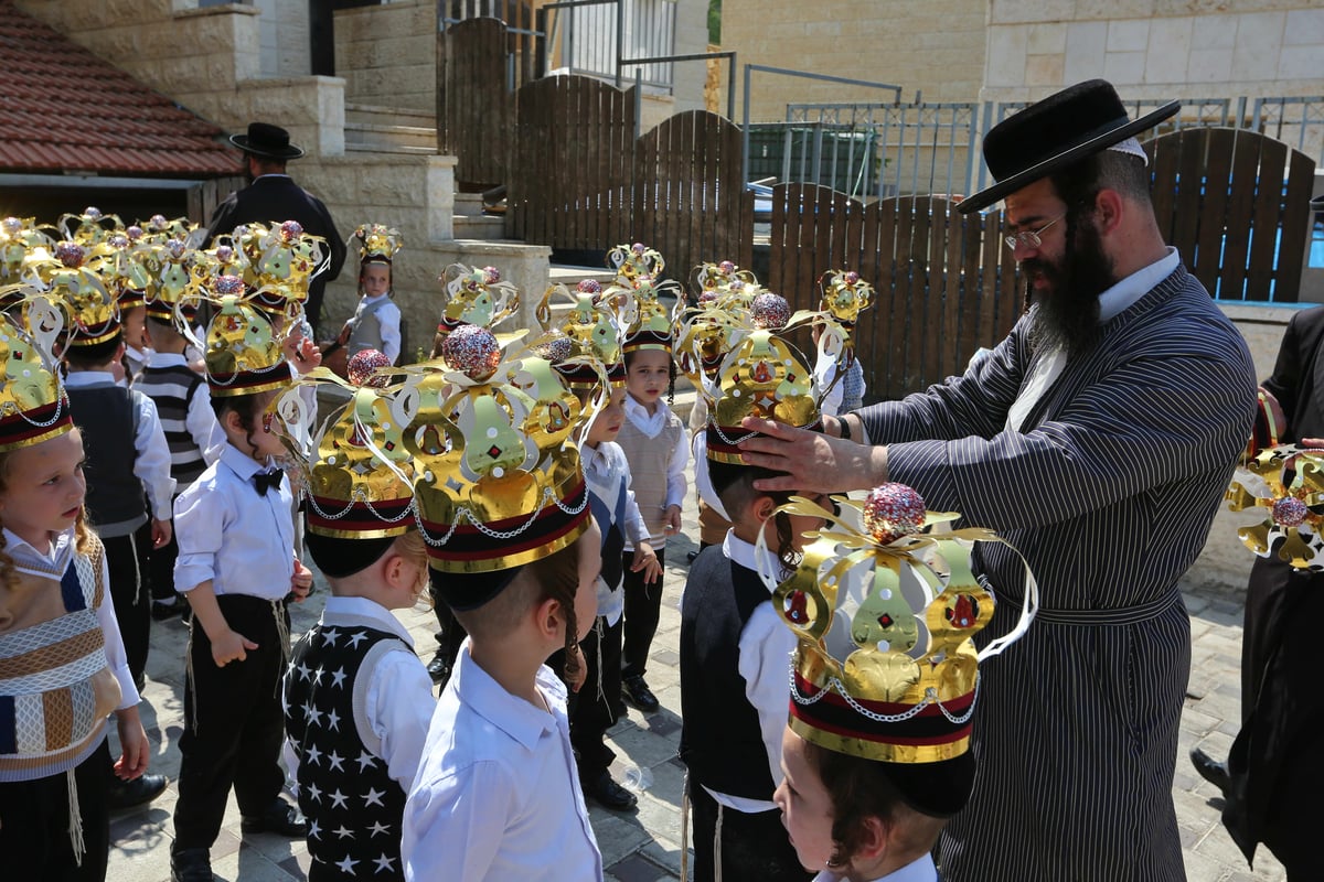 תיעוד מרגש: מסיבת חומש בחיידר בבית שמש