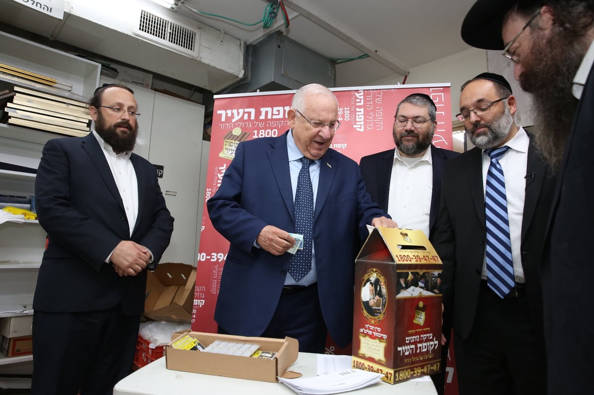 ריבלין בחיידר בבני ברק: "מי שלומד - נהיה תלמיד חכם"