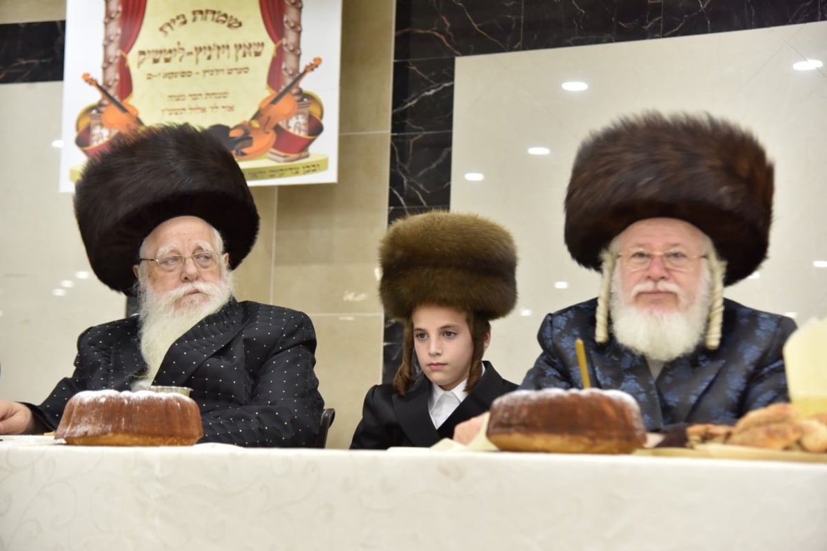 בר מצווה לנכד האדמו"רים משאץ ויז'ניץ וליטשיק