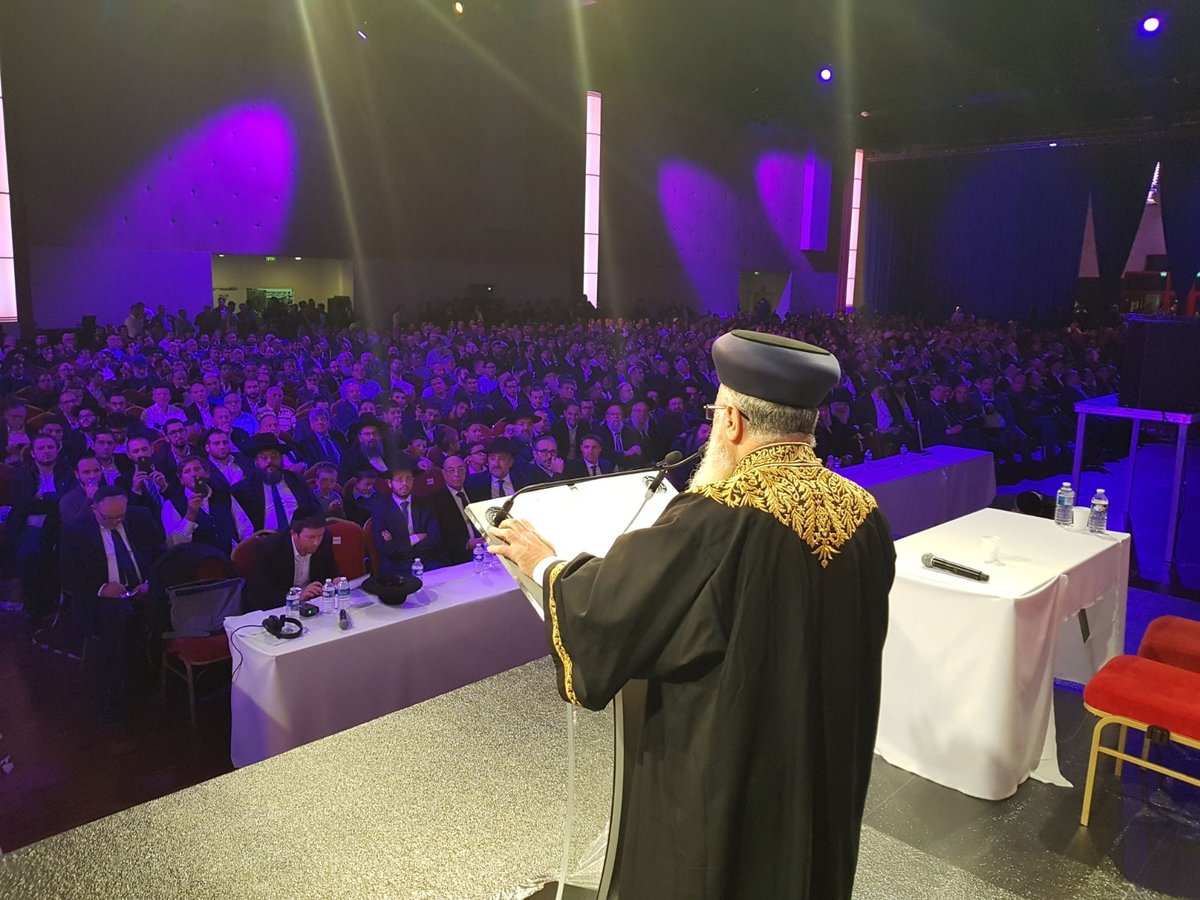 הראשון לציון הגר"י יוסף במסע חיזוק בצרפת