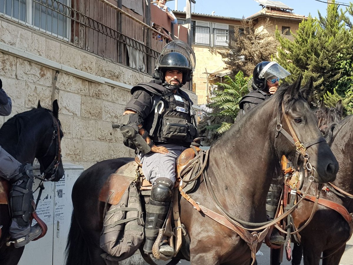 הקנאים בהפגנה סוערת נגד מעצר נכד האדמו"ר • תיעוד