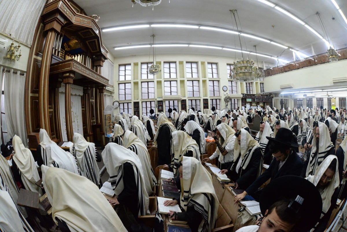 מרן שר התורה בהתרת נדרים וסיום חצי ש"ס